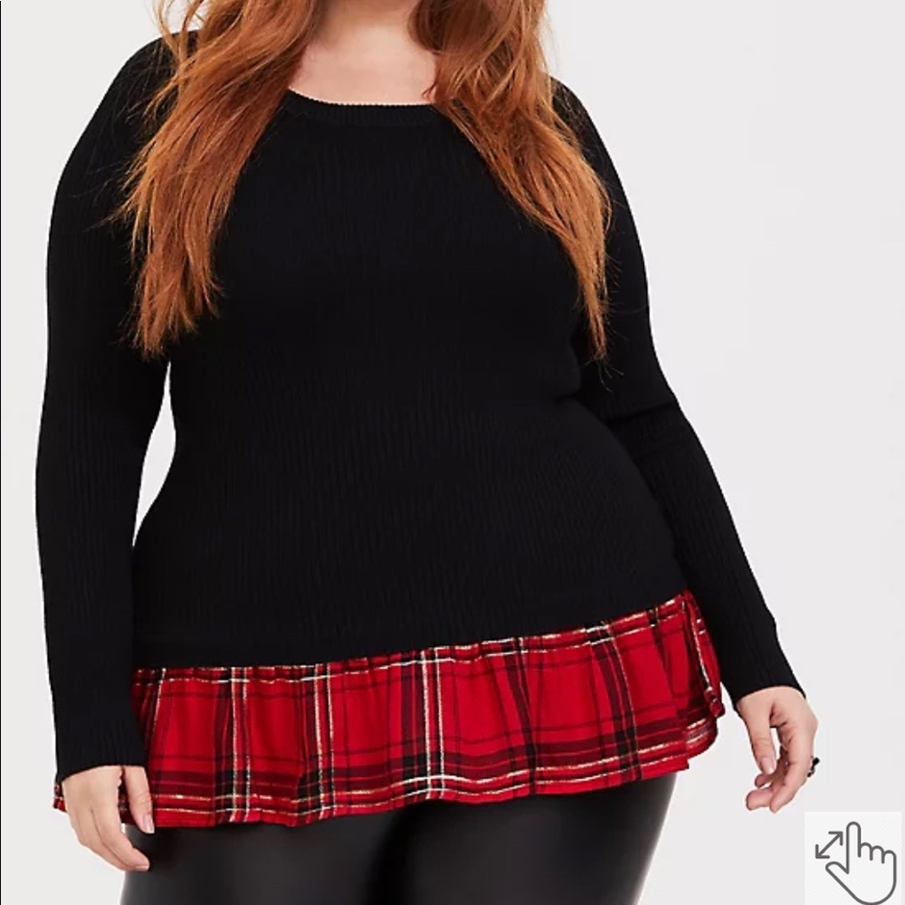TORRID RIBBED PULLOVER SWEATER